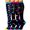 Purple Blue Red, variant on 4 Pairs Copper Compression Socks for Women & Men Circulation 15-20 mmhg - Better Blood Flow, Swelling, Best Support for Medical, Running, Nursing