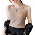 thumbnail image 1 of Blusas De Mujer De Moda Verano Ropa Sin Mangas Elegantes, 1 of 4