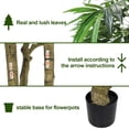 thumbnail image 5 of 7FT Artificial willow Tree, Indoor Faux slik Greenery Plant for Home, Apartment, or Office Decoration, 1pc/set, 5 of 13