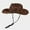 BW2, variant on HNMKIU Moldable Wide Brim Sun Hat for Outdoor Summer Western Cowboy and Fisherman Style Shade Black,One Size