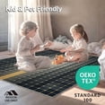 thumbnail image 4 of ODIKA 8'x10' Machine Washable Non-Slip Area Rug, Abstract Hexagonal Grid With Subtle Metallic Sheen and Depth High Traffic Rug, Black, 127418, 4 of 7