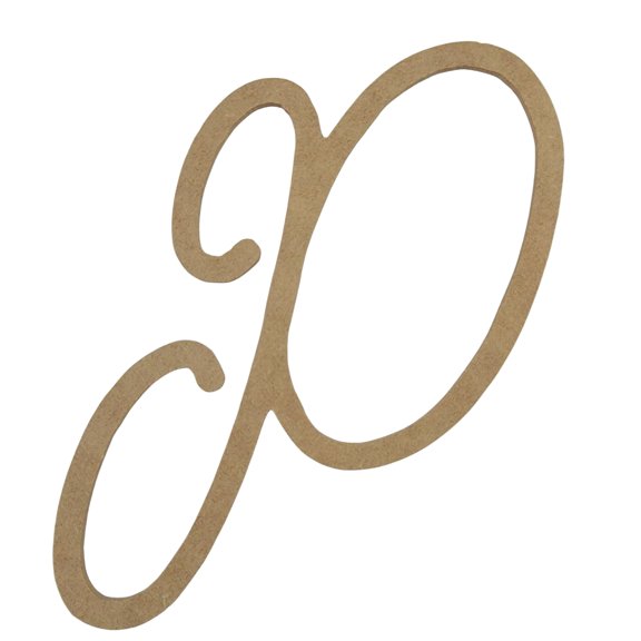 Wooden Letter Unfinished, Ariana Font, Craft Cutout