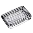 thumbnail image 4 of Topbathy Bath Soap Holder Transparent Glass Keeps Soap Dry and Clean for Home Users 1 Set, 4 of 7
