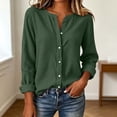 thumbnail image 6 of Lightweight Jacket Women Solid Color Long Sleeve Button Front Top For Everyday Casual Wear Spring Jackets For Women, 6 of 7