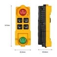 thumbnail image 2 of DC12/24/36 4CH Wireless Remote Control LED Light Switch Relay Output Radio Waterproof Transmitter And 433 Receiver ,Stability, 2 of 6