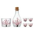 thumbnail image 2 of Juego de recipientes para sake, vasos de sake fríos, estilo japonés, vasos de sake hechos a mano para frío, cálido, cálido para cumpleaños, hotel,, 2 of 8