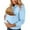 Blue, variant on Womens Hoodies Soft Pet Pocket Comfy Pullover Hooded Pullover Tops Soft Relaxed Fit Casual Daily Errands Adorable Comfortable Hoodies