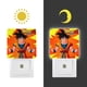 thumbnail image 3 of Dragon Ball Luz nocturna LED con sensor de anochecer a amanecer para dormitorio, baño, pasillo, escaleras - Lámpara LED nocturna de enchufe, 0.5W - 1 pieza, 3 of 6