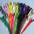 thumbnail image 2 of Cremallera invisible de nailon para coser ropa, 8 unidades, n.° 3, 28, 35, 40, 45, 50, 55 y 60 cm de largo, color negro, blanco y beige, 2 of 4