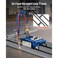 thumbnail image 2 of VEVOR Track Torch Burner 2"-30"/Min 0.2"-4" Straight Line Gas Cutting Machine, 2 of 9