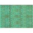 thumbnail image 1 of Ahgly Company Indoor Rectangle Abstract Turquoise Blue Modern Area Rugs, 5' x 8', 1 of 4