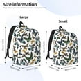 thumbnail image 3 of Yiaed Watercolor Butterflies Print Backpack, Premium Laptop Backpack, Travel Backpack for Women, Lightweight Backpacks, Comfortable Back Pack-Medium, 3 of 5