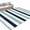 Navy blue turquoise, variant on Large Area Rugs 9'x12', Navy Blue Aqua Striped Carpet Runner Indoor Outdoor Rugs Home Decor Aesthetic, Farmhouse Stripe Art Non Slip Mats Washable Accent Rug for Living Room Bedroom