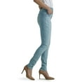thumbnail image 3 of Lee Women's Ultra Lux Comfort High Rise Skinny Jean Denim Blue White Veil New, 3 of 6