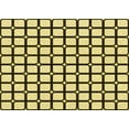 thumbnail image 1 of Ahgly Company Machine Washable Indoor Rectangle Transitional Mustard Yellow Area Rugs, 3' x 5', 1 of 7