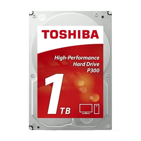1TB Toshiba P300 3.5-inch SATA III 6Gbps 64MB Cache Internal Hard Drive