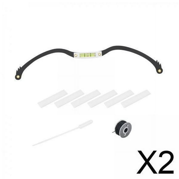 2xEyebrow Line Marker Ruler Painting Line Bow Y Ruler Para Maquillaje Permanente