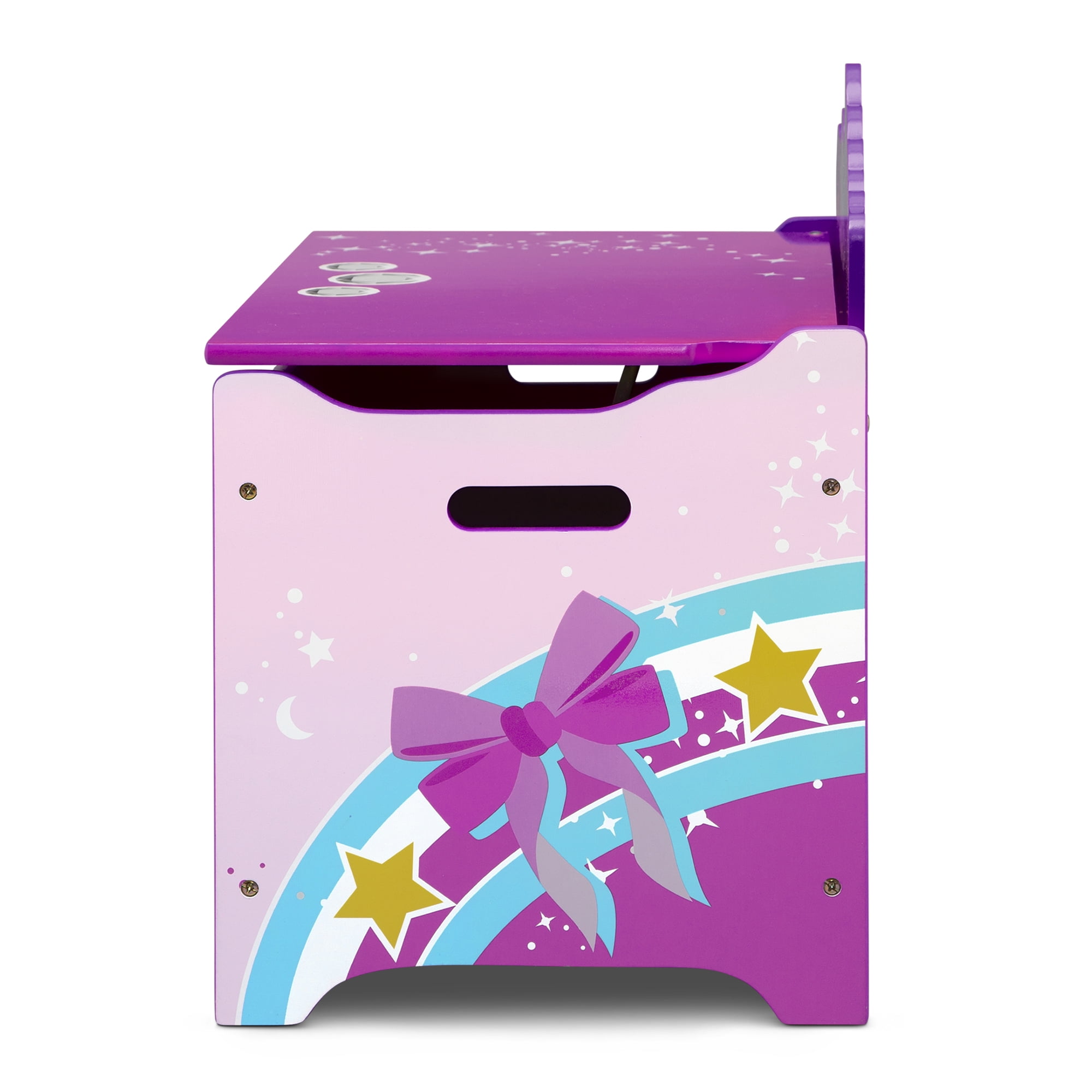 Delta Children Unicorn Deluxe Toy Box, Pink - Walmart.com