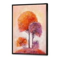 thumbnail image 3 of Designart 'Colourful Trees Abtract Impression I' Traditional Framed Canvas Wall Art Print, 3 of 5