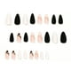 thumbnail image 2 of 2 Presione sobre las uñas Uñas postizas de ataúd largo Uñas de cristal Uñas postizas con gradiente brillante, 2 of 5