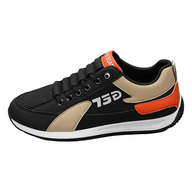 WEAIXIMIUNG Chaussures de Sport pour Hommes Taille 9 Larges Chaussures de Sport Printemps Nouvelles Chaussures pour Hommes de Commerce Extérieur Chaussures de Course à Lacets Chaussures Mode