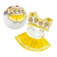 thumbnail image 6 of Rushawy 2 Pieces 20cm Doll Clothes Set Dress up Doll Clothing for Dolls Age 5-7 8-10 Yellow, 6 of 9