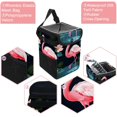 thumbnail image 2 of Flamingo Foldable Car Trash Can with Lid, Leak-Proof Mini Trash Can, Hanging Storage Bag - Car Trash Bin for Clean and Organized Rides, 2 of 6