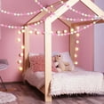 thumbnail image 7 of Uxcell Pom Pom Garland Decor Hanging Garland Ball Banner with Balls for Halloween Thanksgiving Christmas White/Pink/Cream/Light Pink, 7 of 7