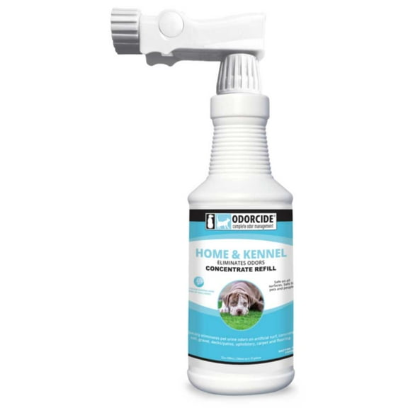 Odorcide Pet Odor Eliminator for Home & Kennel 32oz – All Surfaces Odor Eliminator for Strong Odor – Non-Enzymatic Pet Urine Odor Eliminator Spray – Pet Supplies for Indoors & Outdoors (HK-Q)