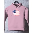 thumbnail image 3 of American Flag Grunge Style Hoodie Toddler -Image by Shutterstock,  4 Toddler, 3 of 4