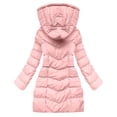 thumbnail image 4 of Veste d'Hiver à Manches Longues pour Femmes avec Fermeture Éclair Composite Manteau d'Extérieur Solide pour Automne et Temps Froid, 4 of 9