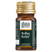 Gaia Herbs Reflux Relief - 14 Chewable Tablets (14 Servings)