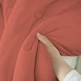 thumbnail image 7 of DNG Creations Brick Red Colour 5 Piece Point Botton Comforter Solid All-Season 550 GSM 100% Egyptian Cotton, 800 Threads Count - California King - Size, 7 of 7