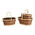 thumbnail image 2 of Wald Import Two Tone Willow Basket - Set of 3, 2 of 2