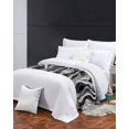thumbnail image 3 of Xipuska Abstract Waves Bed Runners for Queen Size Bed, Decorative Bed Throws for Foot of Bed, Black Grey Modern Geometric Striped Bed Runner Sofa Throw Bedding Scarf Protector Slipcover for Bedroom, 3 of 6