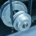 thumbnail image 5 of Uxcell 5pcs 2GT Idler Pulley 20T 5mm Bore 18mm Dia. Aluminum Timing Belt for 6mm Width Belt 3D Printer, Silver Tone, 5 of 6