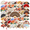 2A, variant on Ancient - style Fan Theme Stickers, Waterproof Fan Theme Sticker for Water Bottle Laptop Phone Cases Planner Skateboard Luggage Helmet Party Favor Decor, Ideal for Adults Teens Teacher Rewards