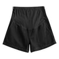 thumbnail image 4 of Delliss Maternity Short Jeans For Women Summer Trendy Casual Stretchy Denim Shorts With Pockets, 4 of 9