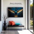 thumbnail image 3 of Cuadro Decorativo Canvas Revolution Marco Flotante Colibrí Destellos 90x60 Marco Blanco, 3 of 3