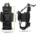 thumbnail image 2 of Outdoor Walkie Talkie Bag Radio Holster Wireless Tactical Radio Bag (black), 2 of 5