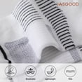 thumbnail image 3 of JASGOOD 12 Pairs Mens Ankle Socks Low Cut Cushioned Athletic Short Socks with Heel Tab, 3 of 5