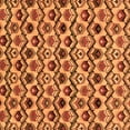 thumbnail image 1 of Ahgly Company Indoor Square Abstract Orange Modern Area Rugs, 5' Square, 1 of 4
