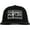 BLACK / BLACK, variant on Trigger Puller Black Mid-Profile Mesh Snapback Hat Bdu Camo / White