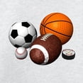 thumbnail image 3 of CafePress - Sports Balls Kids Sweatshirt - Kids Sweatshirt, Youth Crew Neck Sweatshirt, 3 of 4
