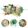 thumbnail image 2 of Colorful Parrot Chewing Toy Edible Natural Parrot Biting Toy Birdcage Hanging Toy Decorative Pendant, 2 of 8