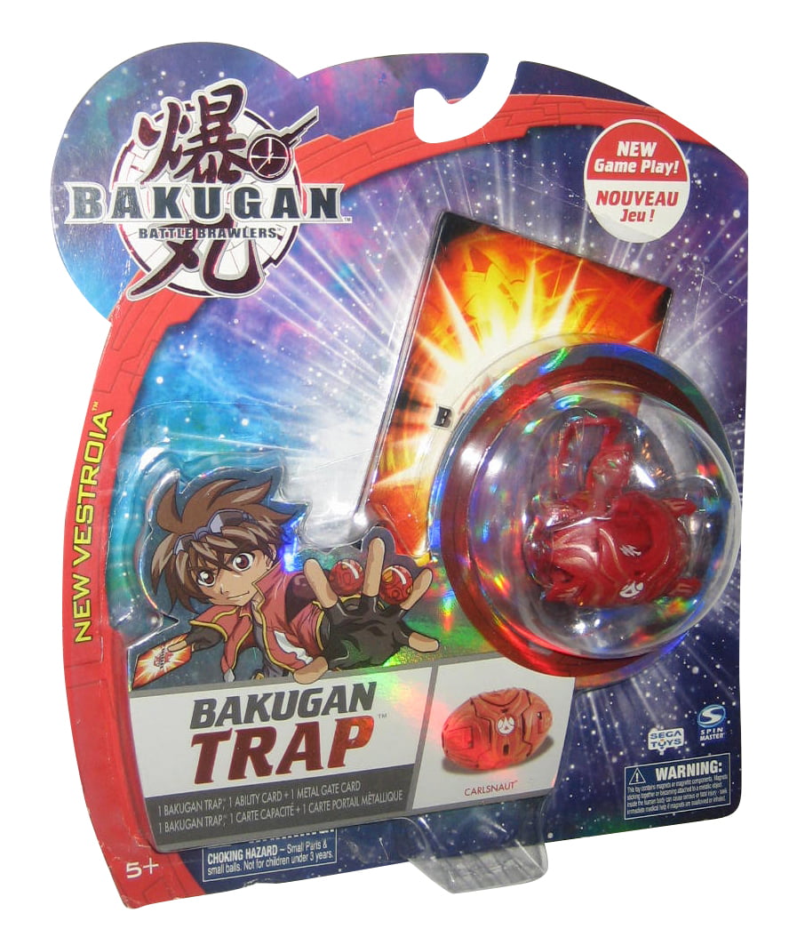Bakugan Battle Brawlers Trap Carlsnaut Marble Red New ...