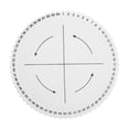 thumbnail image 1 of Kumihimo Braiding Disk Set for Bracelet Making 2pcs Round and Square Weaving Boards with Foam for DIY Jewelry Projects, 1 of 9
