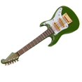 thumbnail image 2 of Miniature Electric Guitar Model Exquisite Durable Alloy Electric Guitar Ornament for Bookcase Desktop Music Room, 2 of 4