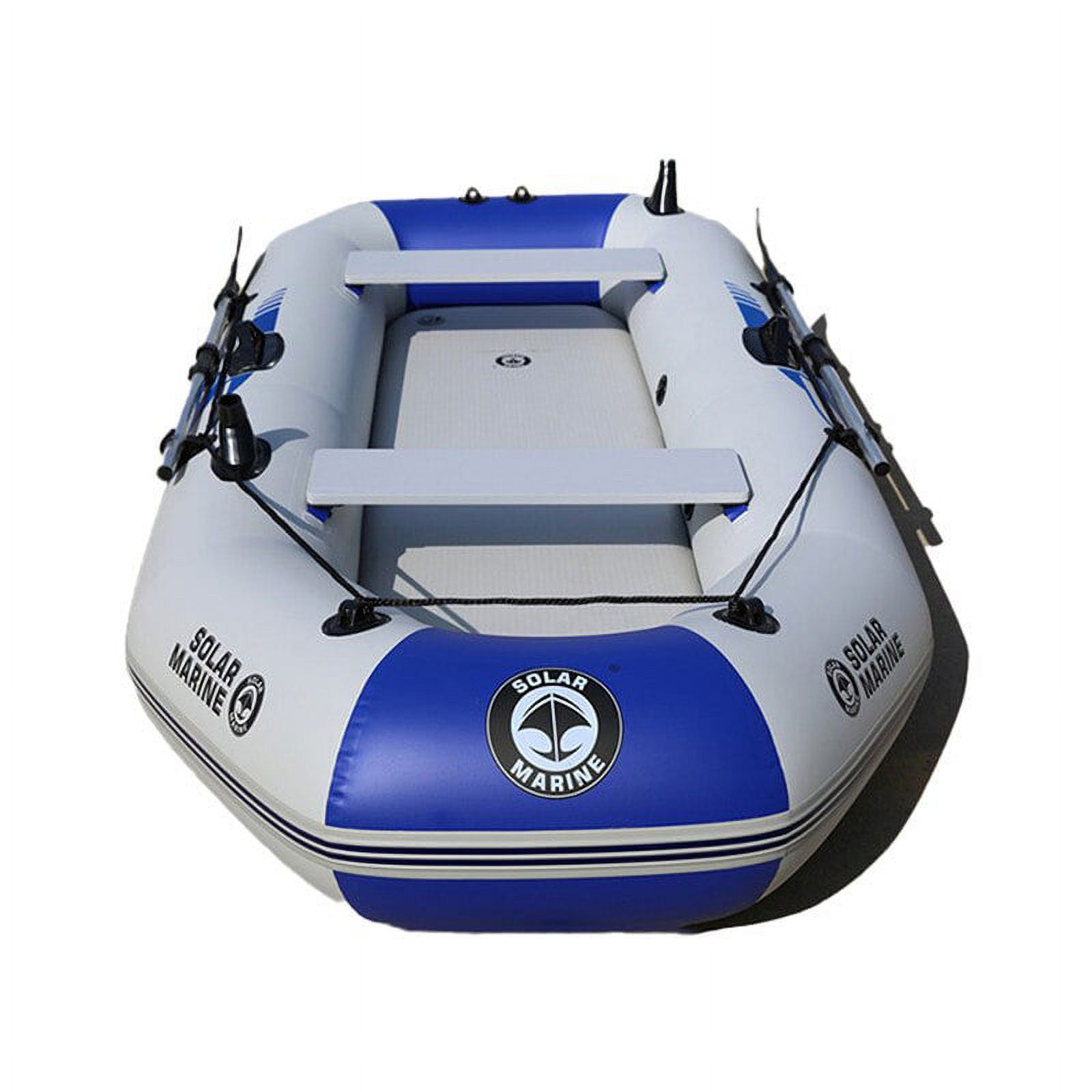2.6 M 3 Person PVC Portable Inflatable Boat Fishing Kayak Canoe Dinghy Set with Accessories Water Sports - image 4 of 6