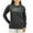 Charcoal, variant on - Live Green Vote Blue Women's Long Sleeve T (Dark) - Women's Long Sleeve Graphic Tee Casual Fit